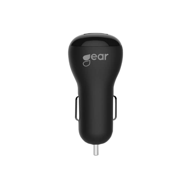 GEAR Lader 12/24V 1xUSB 1A Svart