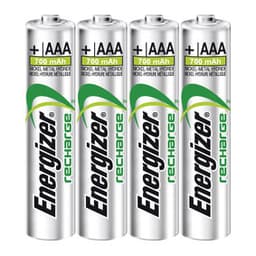 ENERGIZER Batteri AAA/LR03 Laddbart Ni-Mh 500mAh 4-pack