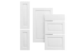 Epoq Fasett Classic White vitrinlucka till köket 40x70