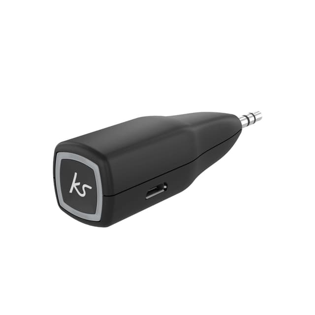 KITSOUND 3,5mm BT Mottaker  MyJack2 Trådløs Svart 10h Batteritid Mic