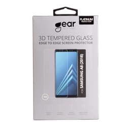 GEAR Herdet Glass 3D Full Cover Transp. Samsung A8 (2018)