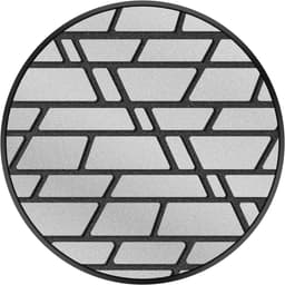 POPSOCKETS Reflective Urban Geo Silver Aftageligt Greb m. Standerfunktion Premium