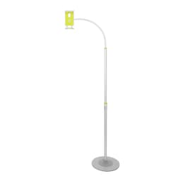 KIT Tablet og Mobilholder Gulvstativ Aluminium Sølv