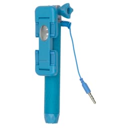 KITVISION Selfie Stick Pocket Wired Mirror function Blue