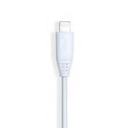 GEAR Laddkabel USB-C till Lightning 1.5m  USB-C 2.0 Vit Rund Kabel