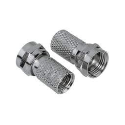 HAMA Antennekontakt Sett 2stk 6,5mm F-Han Skrubar ST