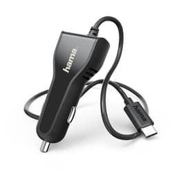 HAMA Lader 12V USB-C PD 27W 3A fast Kabel 1m Svart