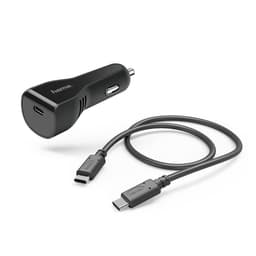 HAMA Lader 12V USB-C PD 27W 3A Løst Kabel 1m Sort