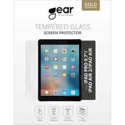 GEAR Herdet Glass 2.5D iPad 2017/2018/Air/Air2/New/Pro 9,7"
