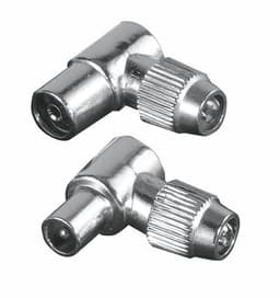 HAMA Kontakt Antenn-set 90° Koax Metal
