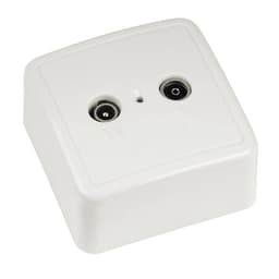 HAMA Antennuttag TV/Radio 75 Ohm Utanpåliggande