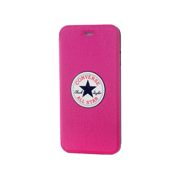 CONVERSE iPhone6 Plus Booklet Rosa Canvas