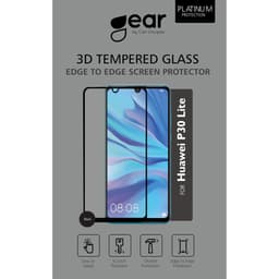GEAR Hærdet Glas 3D Full Cover Sort Huawei P30 Lite