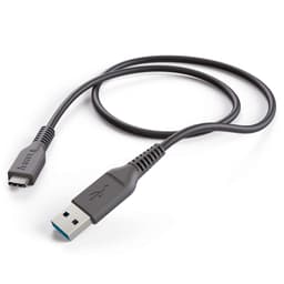 HAMA Synkkabel USB-C 3.1 1,0m Sort