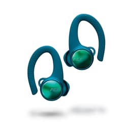 PLANTRONICS BACKBEAT FIT 3200 In-Ear True Wireless Earhook Blå/Grøn Mic SoundMix