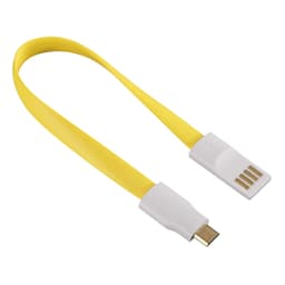 HAMA Synkronointi Johto MicroUSB 0,2m Magnet Kelt
