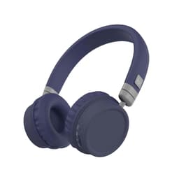 KITSOUND Hovedtelefon On-Ear Harlem Trådløs Blå Mic