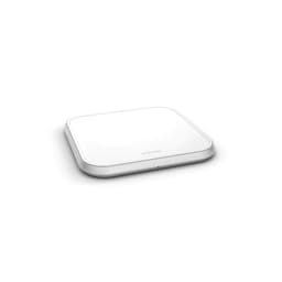 ZENS Single Alu. Laddare QI Trådlös 220V-sladd 10W Vit (Apple QC 7,5W)