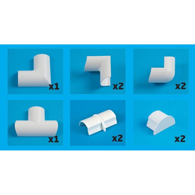 D-LINE Adapter Kit 20x10mm Hvit