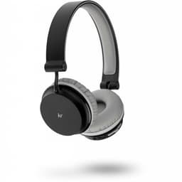 KITSOUND Hovedtelefon On-Ear Metro Trådløs Sort Mic