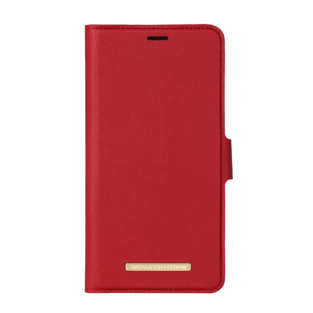 ONSALA COLLECTION Plånboksväska Saffiano Red iPhoneXs Max
