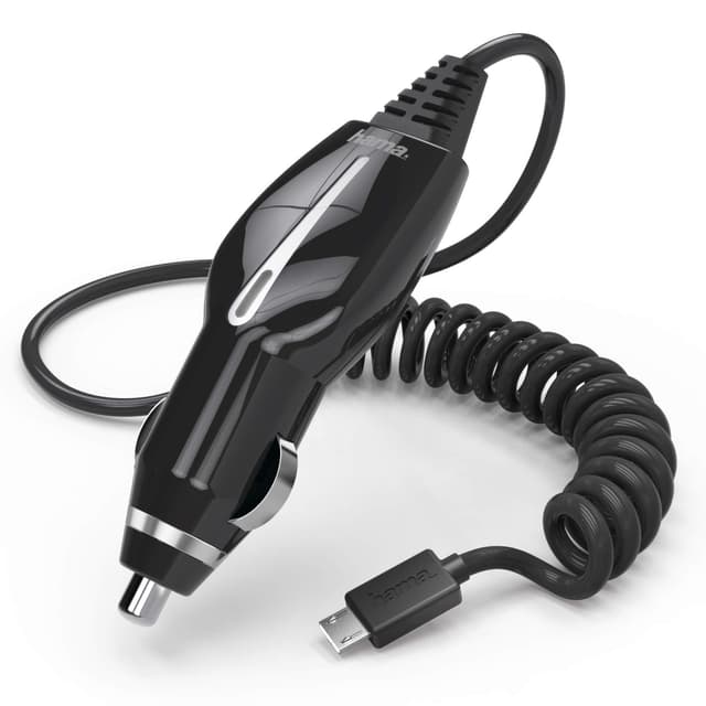 HAMA Laddare 12V MicroUSB 1A Svart 11-30V