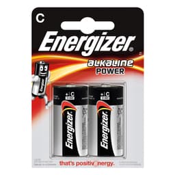ENERGIZER Batteri C/LR14 Alkaline Power 2-pak