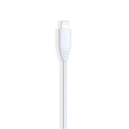 GEAR Ladekabel Lightning 0.3m Hvit Rund Kabel