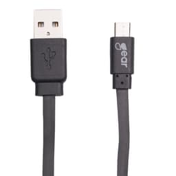 GEAR Synkkabel MicroUSB 3m Svart