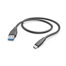HAMA Synk.johto USB-C 3.1 Musta
