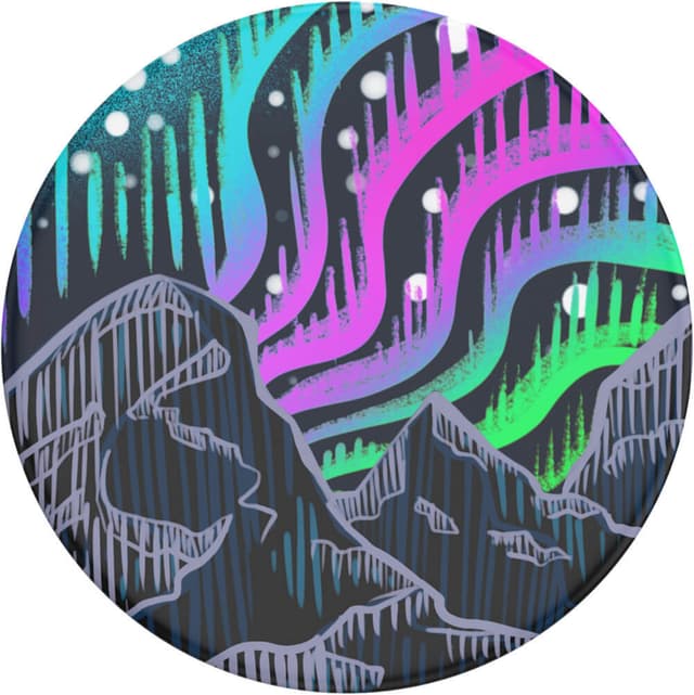 POPSOCKETS Borealis Woodcut Avtagbart Grip med stativfunksjon