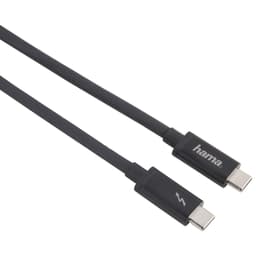 HAMA Kabel Thunderbolt 3 40Gbps Svart 0.5m