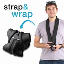MIGGO Kamera Wrap/Rem 50 Spejlløs Sort