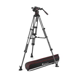 MANFROTTO Stativkit Video Nitrotech 612 + Twin MS Mittspridare Kolfiber