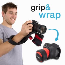 MIGGO Kamerafodral/Grepp 70 DSLR Svart/Röd
