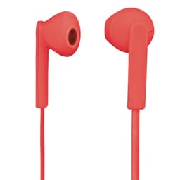 HAMA Hörlur Mood Rosa In-Ear Mic Platt kabel