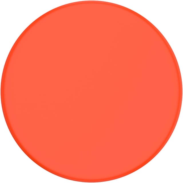 POPSOCKETS Neon Electric Orange  Avtagbart Grip med stativfunksjon