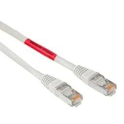 HAMA Verkkojohto CAT5e STP Ristissä 3m Harmaa