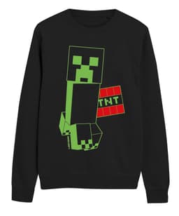 MINECRAFT SKETCHY CREEPER SWEAT 7-8
