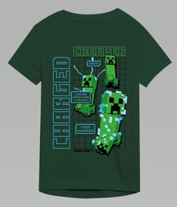 MINECRAFT CREEPER CHARGED GREEN 7-8