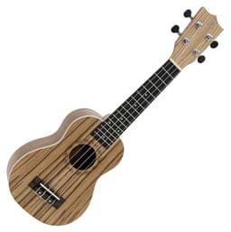 DiMavery UK-400 Sopran Ukulele, zebraträ