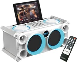 Ibiza sound portable stand-alone sound system - white