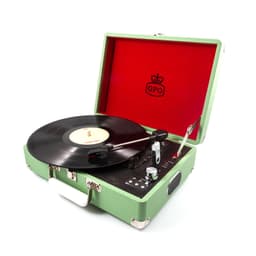 Gpo attache turntable - green