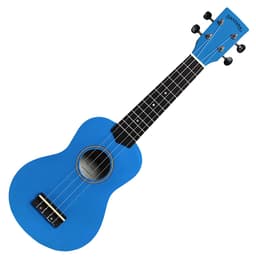 Santana sopran ukulele blue, high gloss, incl. Bag