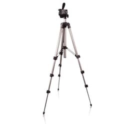 Kamera/video stativ vipbar, 105 cm. Sort/sølv