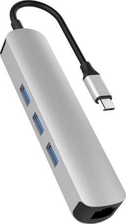 Hyperdrive 6-in-1 USB-C hubi (hopea)