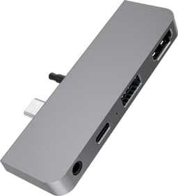 Hyperdrive 4-i-1-hubb för Surface Pro (svart)