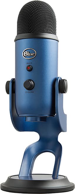 Blue Yeti mikrofon (midnattsblå)