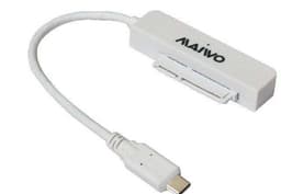 Maiwo K104Ag1 USBC 3.1 Gen1 5Gbps til 2.5 "HDD / SSD 2TB Opptil 12.5mm SATA III Adapter med 10cm USB C-kabel