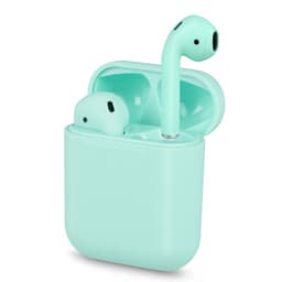 NÖRDIC TWS-i12 in-ear True Wireless earpods hörlurar Bluetooth 5.0 med mikrofon, kompatibel med Android och iOS, grön